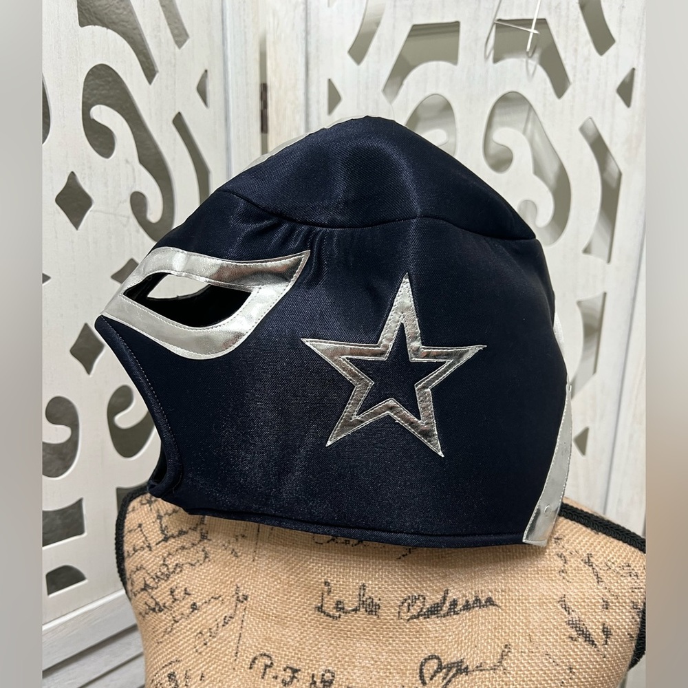 DALLAS COWBOYS Foamy NFL Mask Mexican Wrestling Mask Lucha Libre Luchador - Picture 5 of 7
